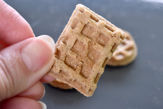 Apple-Peanut Butter Waffles