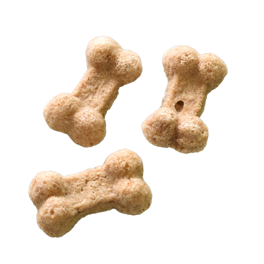 Apple-Peanut Butter Bone-Shaped Treats