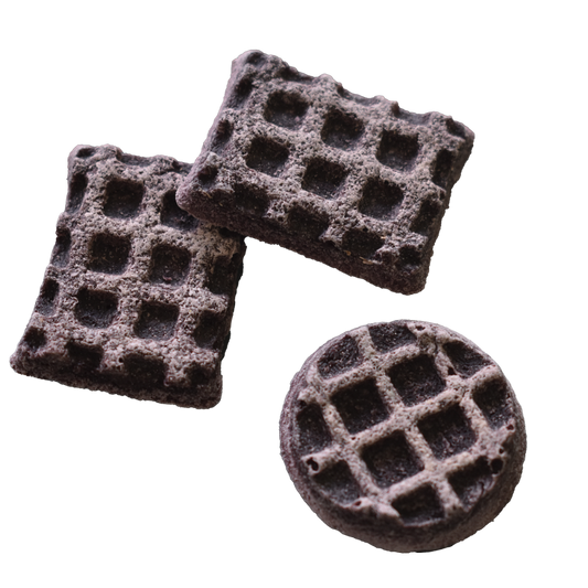 Blueberry-Peanut Butter Waffles