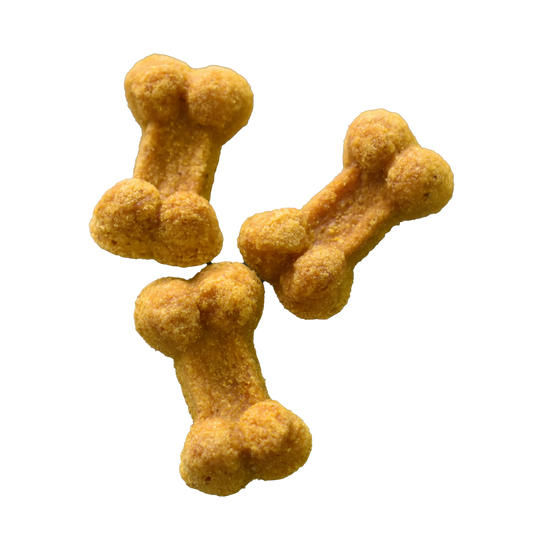 Pumpkin-Apple Bone-Shaped Treats